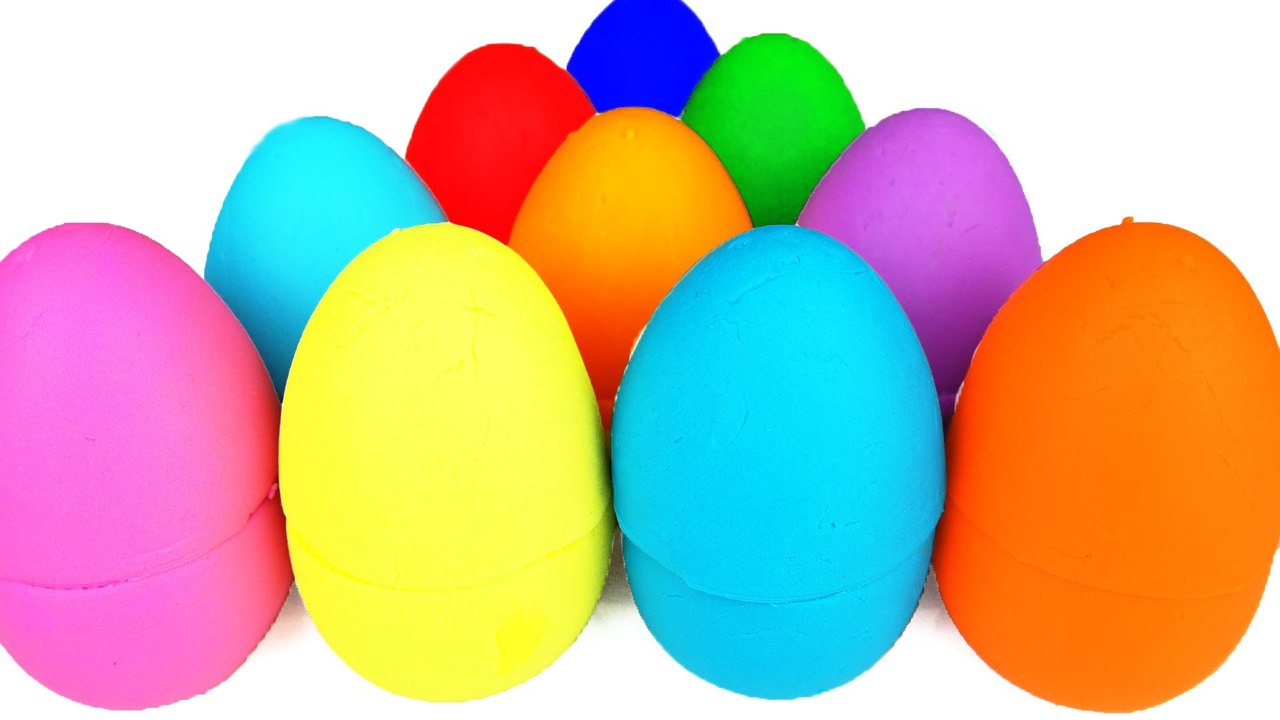 EPIC PLAYDOH SURPRISE EGGS FOR KIDS! COLORS EGGS ! The Good Dinosaur McQueen Spongebob Ninja Turtles