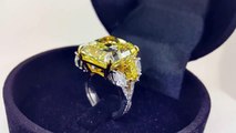 Rare Fancy Yellow Diamond Ring | Mamiya Jewellers