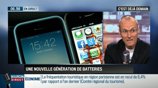 La chronique d'Anthony Morel : De nouvelles batteries pour doubler l'autonomie de nos smartphones – 23/08