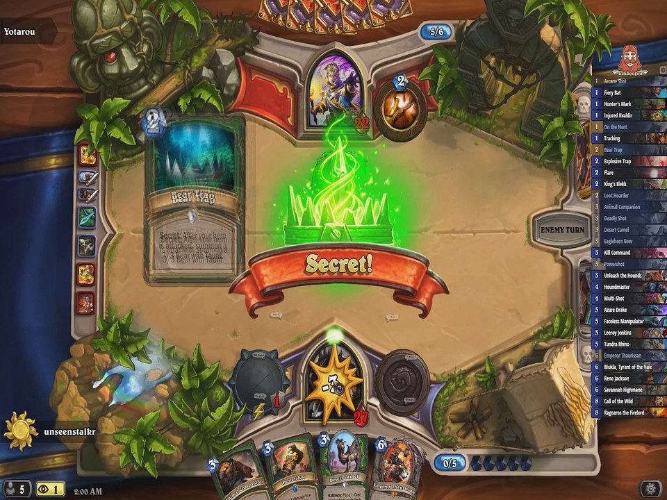 {Hearthstone} Friend Spectates Fiery Blood Bath - Stop Stealin My Ragnaros! (DocuTäge)