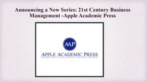 Research Notes on Chemical Engineering - Apple Academic Press