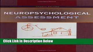 Ebook Neuropsychological Assessment Full Download