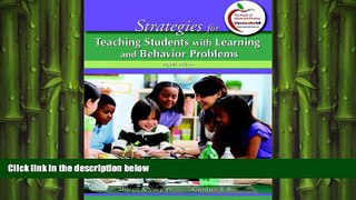 READ book  Strategies for Teaching Students with Learning and Behavior Problems (8th Edition)