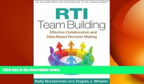 READ book  RTI Team Building: Effective Collaboration and Data-Based Decision Making (Guilford