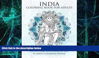 Big Deals  India Coloring Book For Adults: An Adult Coloring Book Of Indian inspired Designs