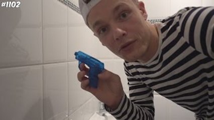 WATERPISTOOL PRANK! - ENZOKNOL VLOG #1102