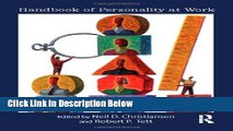 Ebook Handbook of Personality at Work (Applied Psychology Series) Free Online