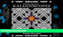 Big Deals  Kaleidoscopes: Intricate Black Background Kaleidoscope Designs (Coloring books for