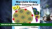 Big Deals  Mandala Crazy Adult Coloring Book - Volume 1  Best Seller Books Best Seller