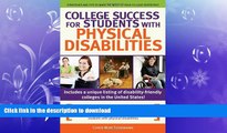 FAVORIT BOOK College Success for Students With Physical Disabilities READ EBOOK