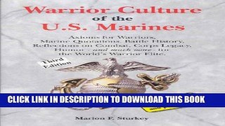 [PDF] Warrior Culture of the U.S. Marines Full Online