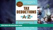 Big Deals  Tax Deductions A to Z for Artists (Tax Deductions A to Z series)  Free Full Read Best