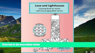 READ FREE FULL  Love and Lighthouses: Coloring Book for Adults with Encouraging Bible Verses