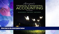 Big Deals  Horngren s Financial   Managerial Accounting (5th Edition)  Best Seller Books Most Wanted