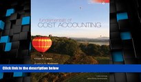 Big Deals  Fundamentals of Cost Accounting  Best Seller Books Most Wanted