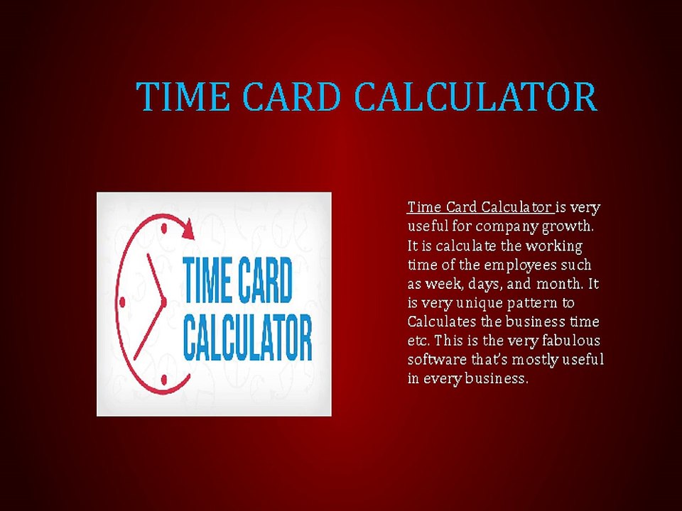 Hours Worked Calculator