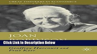 Download Joan Robinson (Great Thinkers in Economics) Full Online