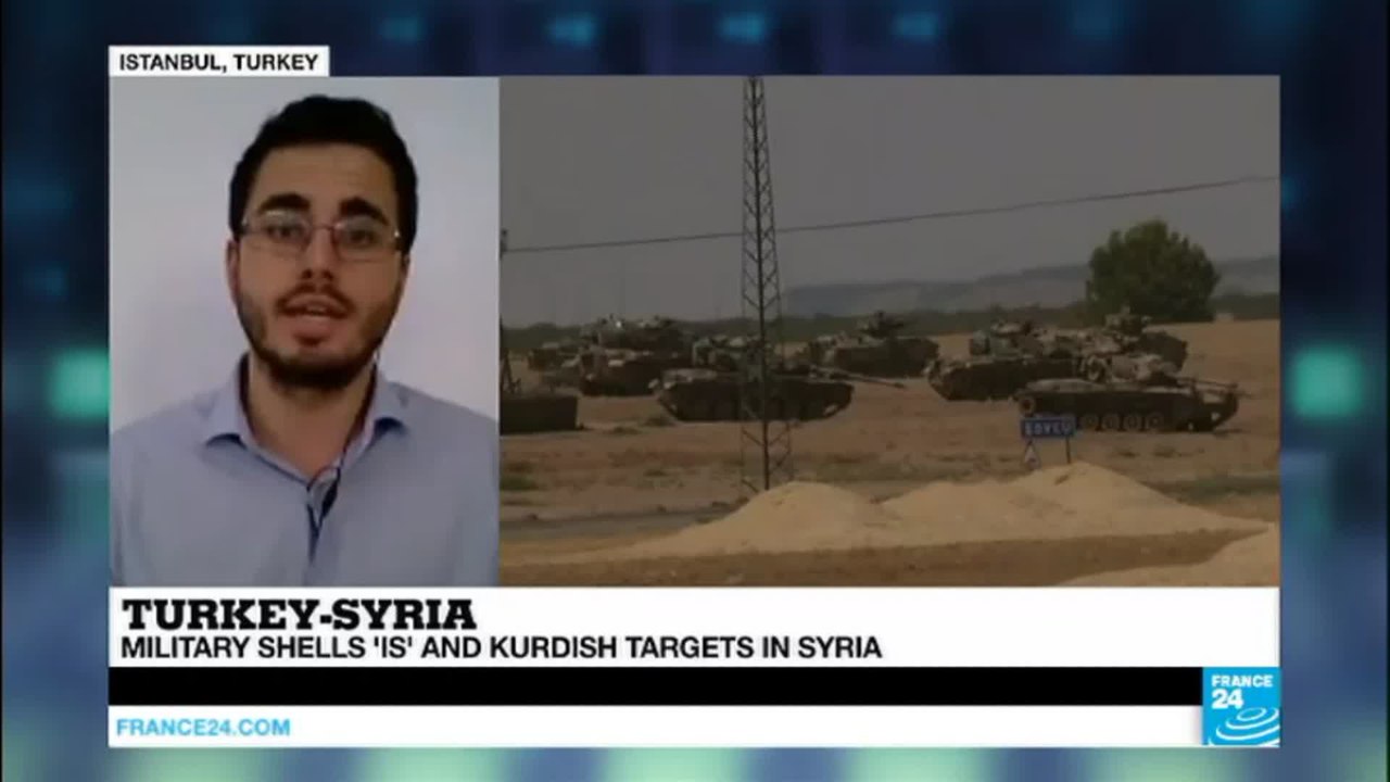 Turkey: "bombing IS group and the Kurdish YPG f...