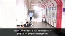 South Korea holds dramatic anto-terror drill