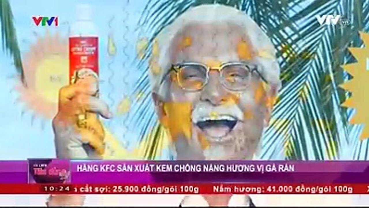 Hãng đồ ăn nhanh KFC mới đây đã cho ra mắt sản phẩm kem chống nắng với hương vị gà rán gìòn đặc trưng.