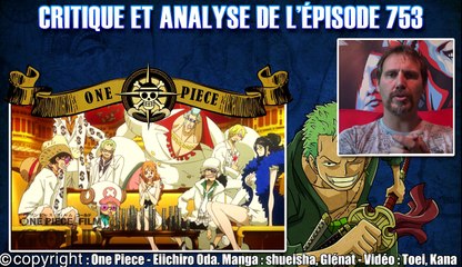 REVIEW ONE PIECE 753 Episode Critique Analyse - L' ATTAQUE DE ZORO ET LES REFERENCE DE ZOU