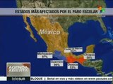 Entidades mexicanas afectadas por el paro de maestros disidentes