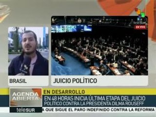 Brasileños exigen con marchas el regreso de la pdta. constitucional
