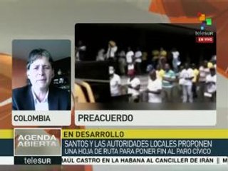 Colombia: autoridades trazan un preacuerdo para la situación del Chocó