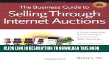New Book Business Guide to Selling through Internet Auctions, The