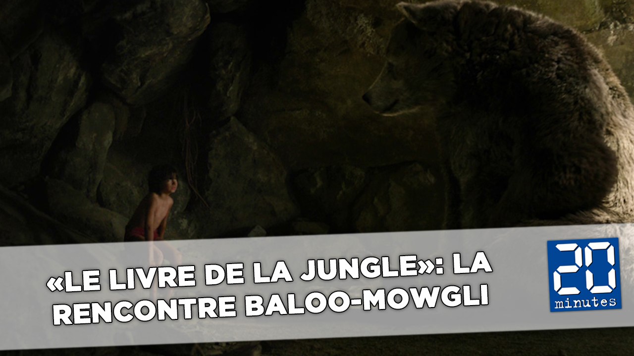 «Le livre de la jungle»: La rencontre entre Baloo et Mowgli