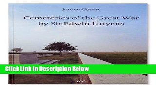 Ebook Cemeteries of the Great War by Sir Edwin Lutyens Full Online