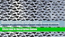 Books Manufacturing Material Effects: Rethinking Design and Making in Architecture Full Online