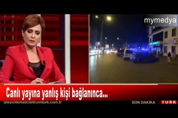 Canlı yayına yanlış kişi bağlanınca...