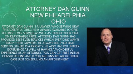 Attorney Dan Guinn New Philadelphia Ohio