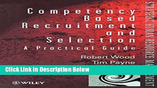 [PDF] Competency-Based Recruitment and Selection [Full Ebook]