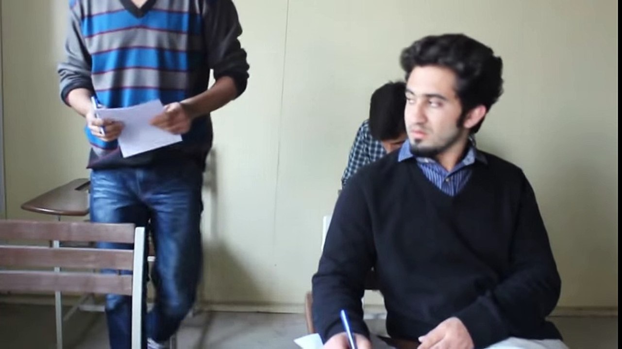 Funny video Bollywood songs in exam hall