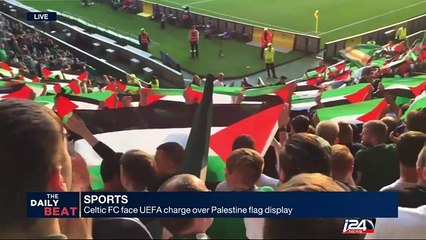 Celtic FC face UEFA charge over Palestine flag display