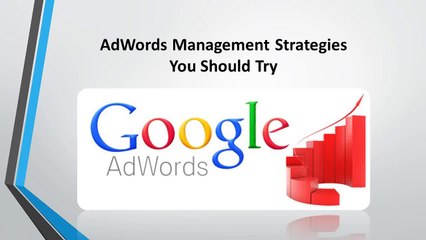 AdWords Management Strategies You Should Try