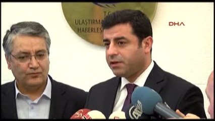 Demirtaş'a Cumhurbaşkanına Hakaretten Fezleke, Başbakana Hakaretten İddianame Düzenlendi