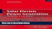 [PDF] Solar Electric Power Generation - Photovoltaic Energy Systems: Modeling of Optical and