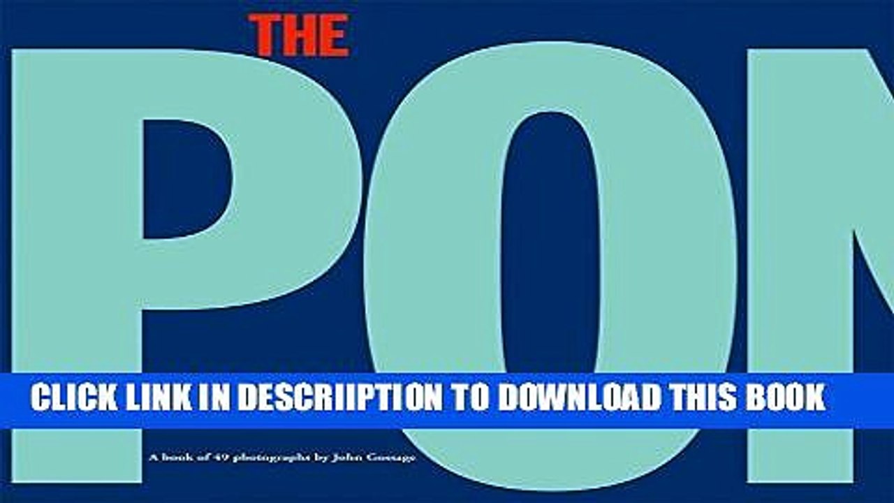 [New] John Gossage: The Pond Exclusive Full Ebook