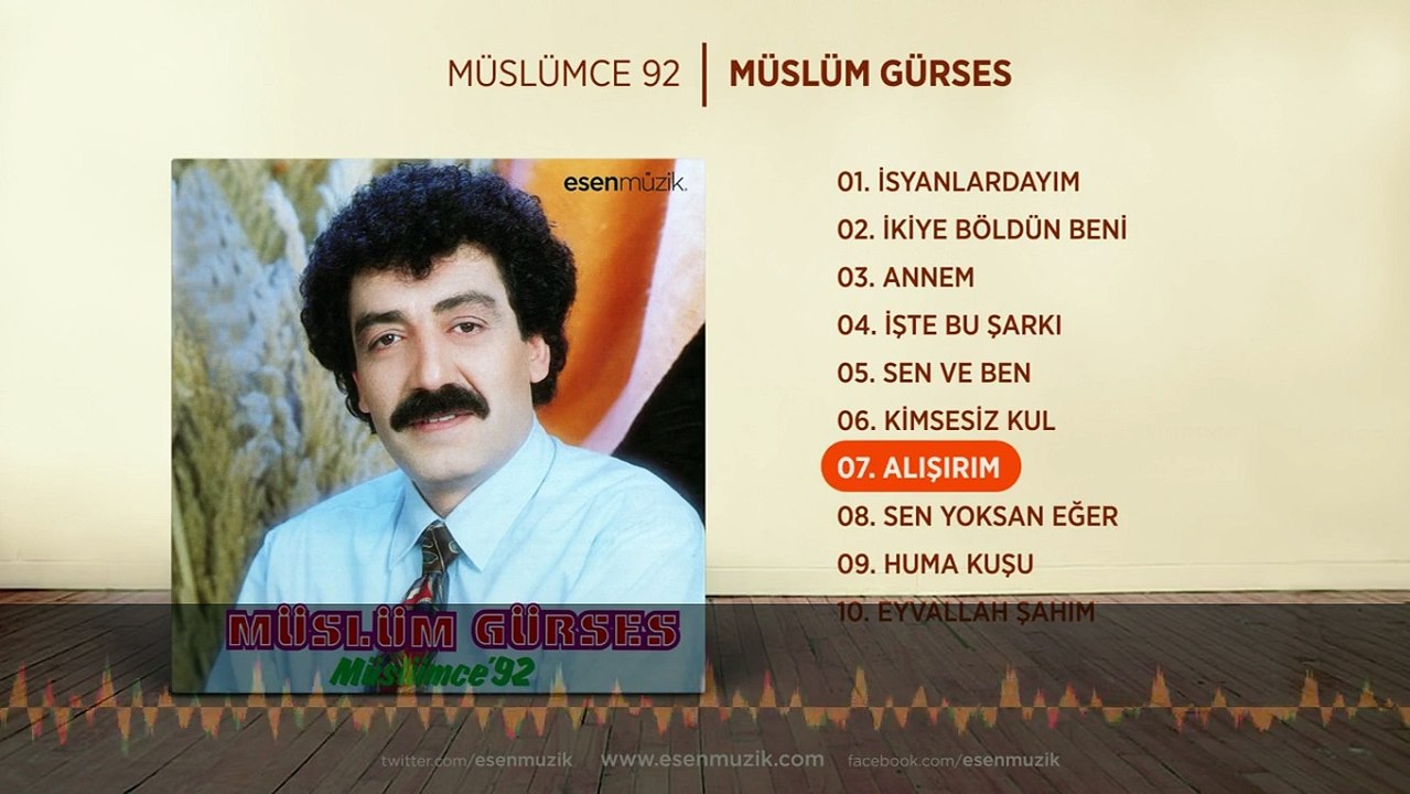 Alışırım (Müslüm Gürses) Official Audio #alışırım #müslümgürses