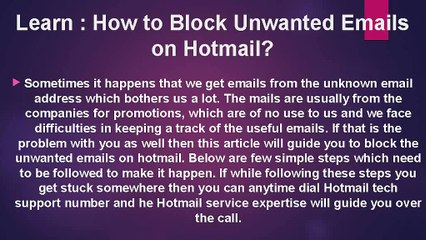 How to Block Unwanted Emails on Hotmail
