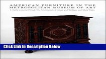 Ebook American Furniture in The Metropolitan Museum of Art: I. Early Colonial Period: The