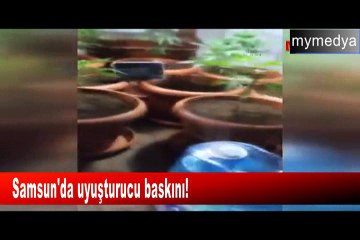 Samsun'da uyuşturucu baskını! Evleri imalathaneye çevirmişler!