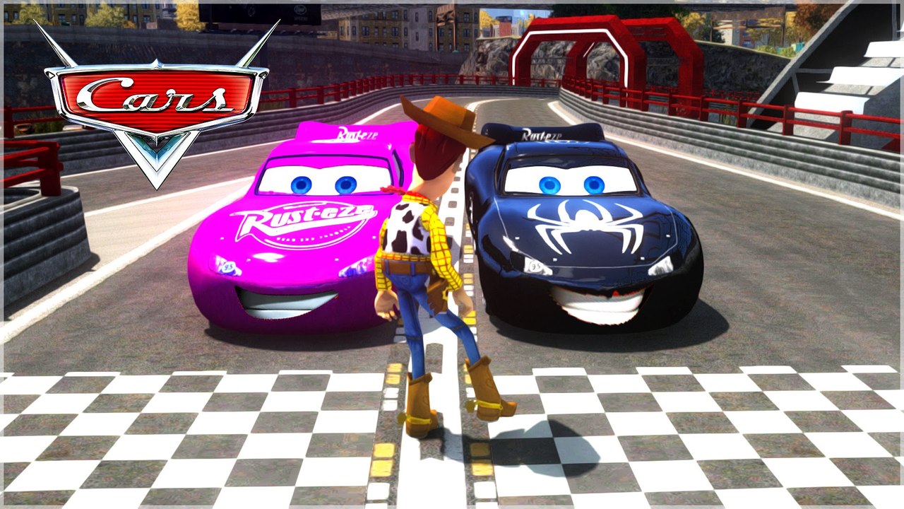Cars - Lightning Mcqueen Disney Pixar Cars VENOM, Frozen Elsa and Toy Story!