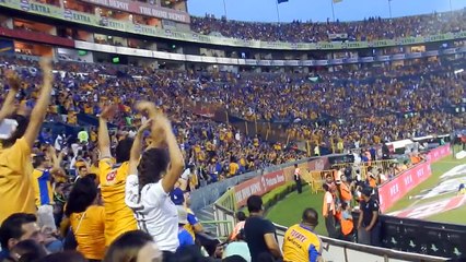 El ambiente en las tribunas del Tigres vs Pachuca