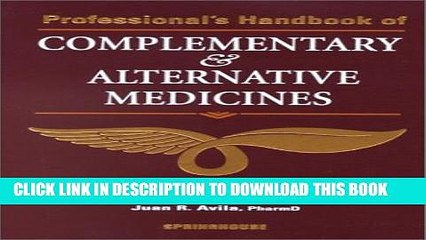 [PDF] Professional s Handbook of Complementary and Alternative Medicines Full Online