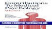[PDF] Contributions to Medical Psychology (Medical psychology international) Popular Online