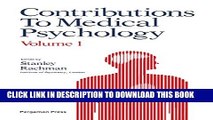[PDF] Contributions to Medical Psychology (Medical psychology international) Popular Online